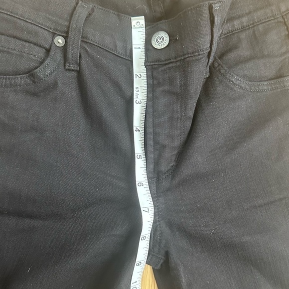 NWOT Citizens of humanity all black slim straight leg denim - 27 - Picture 16 of 16